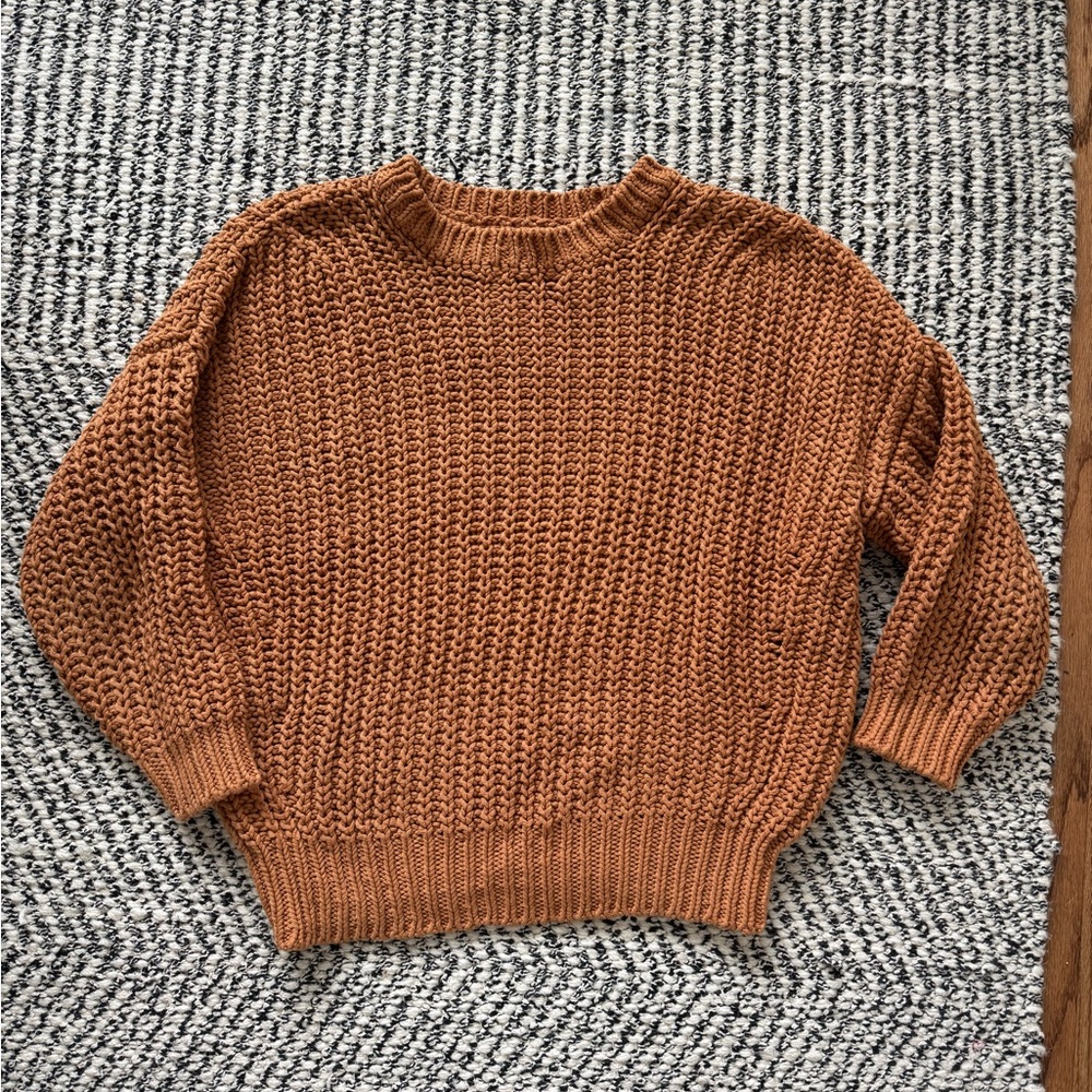 Babaa jumper no18 in burnt orange